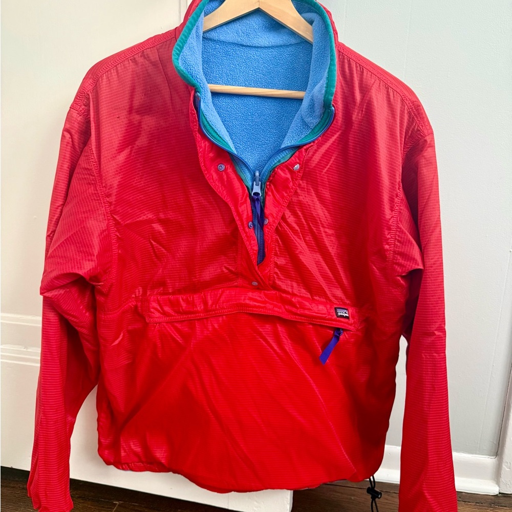Patagonia Vintage Glissade Reversable Pullover Zipup